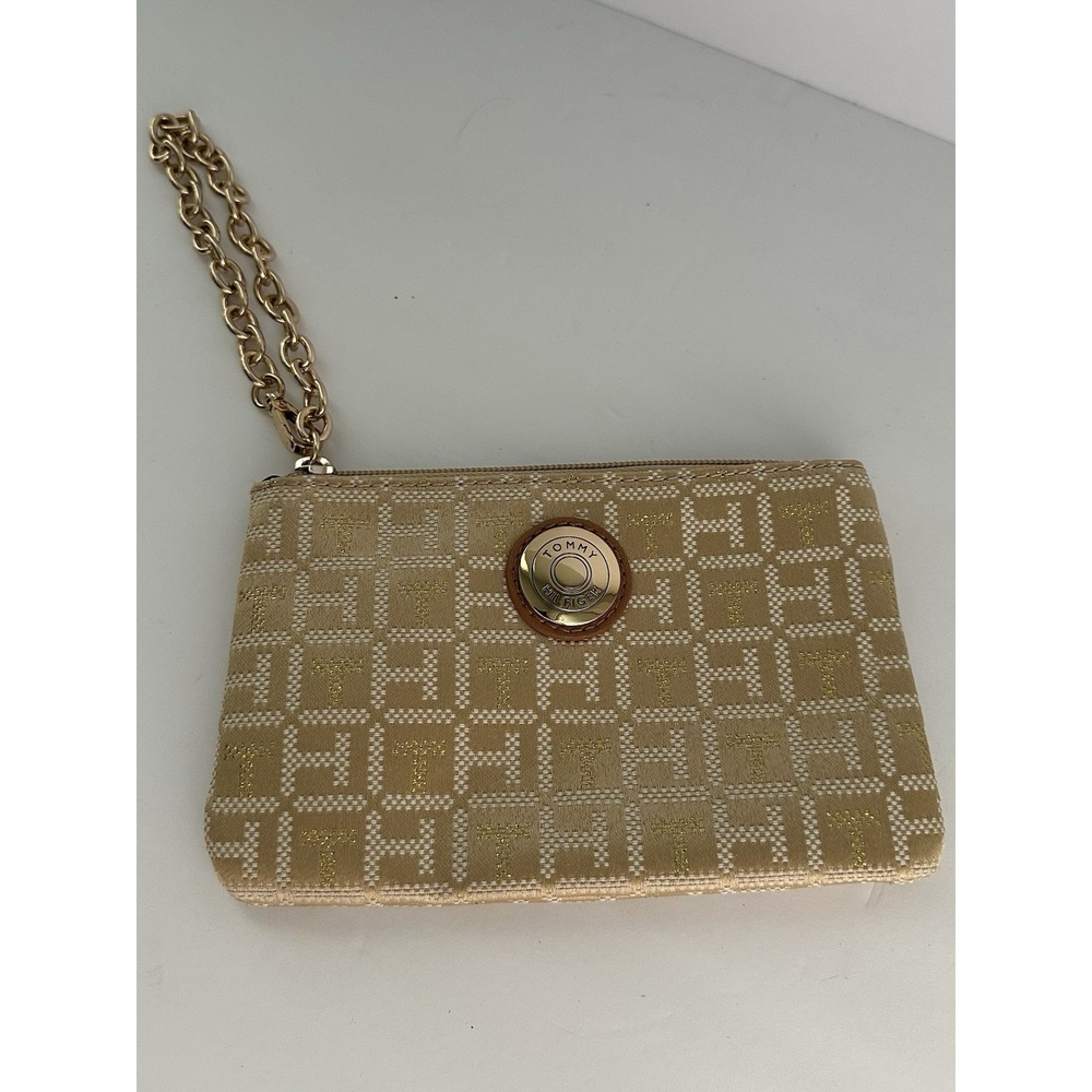 Tommy Hilfiger Small Yellow & Gold Change Purse Bag